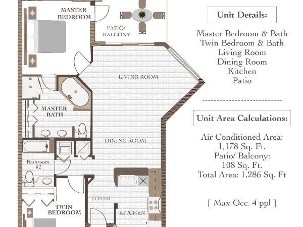 WorldQuest Orlando Resort : photo 7 de la chambre chambre familiale 2 chambres