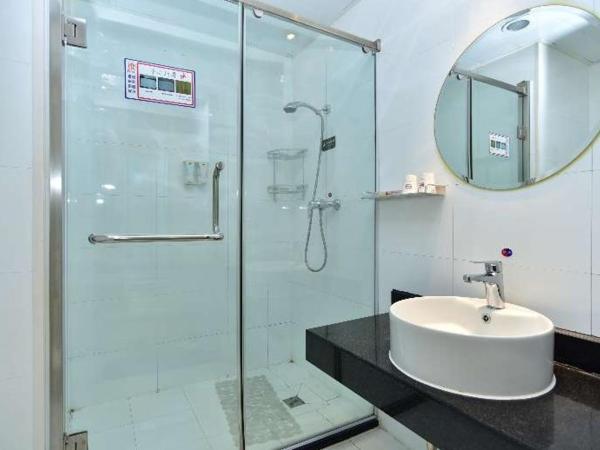 银座精宿(黄岛金沙滩香江路商业街店) : photo 3 de la chambre chambre lits jumeaux standard