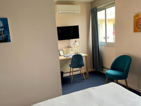 Amerique Hotel Palavas - Piscine - Plage : photo 4 de la chambre chambre lits jumeaux/double standard