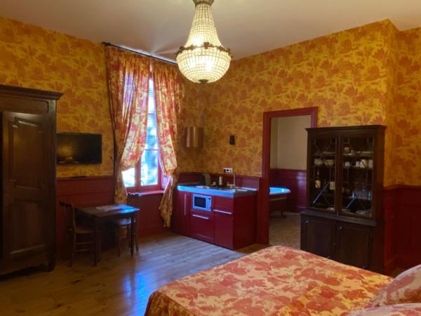 Historic manor, medieval town 10 minutes walk, private parking, garden : photo 9 de la chambre chambre double saint louis - vue sur ville médiévale