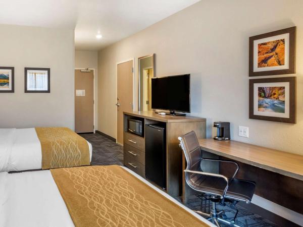 Comfort Inn & Suites Salt Lake City Airport : photo 5 de la chambre chambre 2 lits queen-size - non-fumeurs