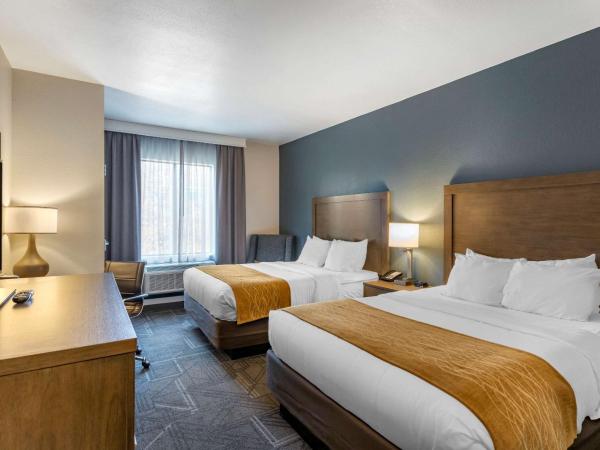 Comfort Inn & Suites Salt Lake City Airport : photo 6 de la chambre chambre 2 lits queen-size - non-fumeurs