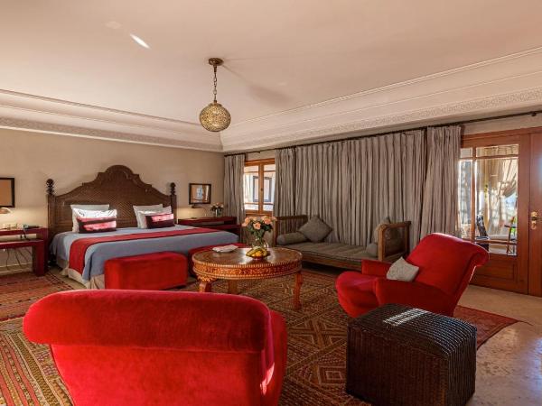 Le Riad Villa Blanche : photo 6 de la chambre suite junior exécutive avec cheminée et loggia