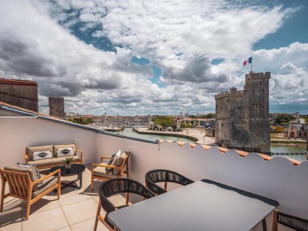 Maisons du Monde Hôtel & Suites - La Rochelle Vieux Port : photo 7 de la chambre suite junior avec terrasse - vieux port