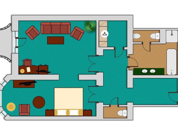 Carlsbad Plaza Medical Spa & Wellness hotel : photo 5 de la chambre suite deluxe avec accès au centre de bien-Être