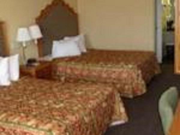 Days Inn by Wyndham San Antonio Splashtown/ATT Center : photo 3 de la chambre 2 double bed, mobility/hearing accessible room, roll-in shower,non-smoking