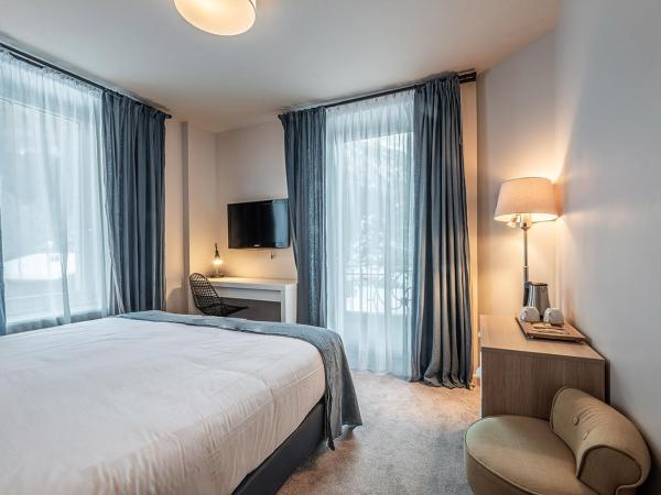 Eden Hotel, Apartments and Chalet Chamonix Les Praz : photo 4 de la chambre chambre double ou lits jumeaux - vue sur mont-blanc