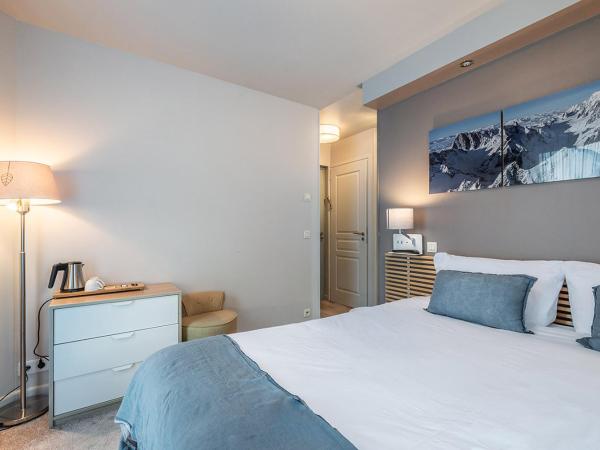 Eden Hotel, Apartments and Chalet Chamonix Les Praz : photo 5 de la chambre chambre double ou lits jumeaux - vue sur mont-blanc