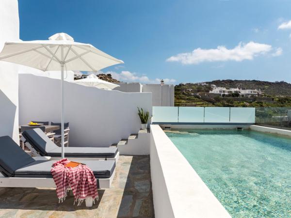 Amperian Mykonos Suites & Villas : photo 5 de la chambre suite 2 chambres avec piscine privée - vue sur mer
