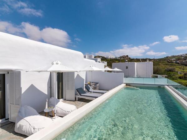 Amperian Mykonos Suites & Villas : photo 3 de la chambre suite 2 chambres avec piscine privée - vue sur mer