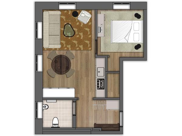 Live and Stay Ekmanska : photo 6 de la chambre chambre quadruple deluxe