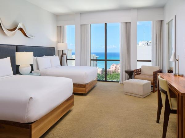 Hyatt Centric Waikiki Beach : photo 1 de la chambre chambre double avec 2 lits doubles - vue sur océan