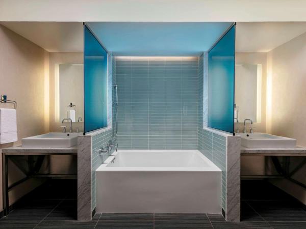 The Royal Sonesta Chicago Downtown : photo 7 de la chambre suite 2 chambres lit king-size avec douche accessible en fauteuil roulant - accessible aux personnes à mobilité réduite 