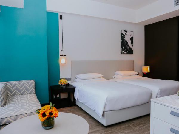 Hyatt Centric Lakeside Ningbo : photo 3 de la chambre chambre lits jumeaux - vue sur lac