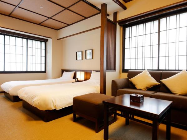 Kadensho, Arashiyama Onsen, Kyoto - Kyoritsu Resort : photo 1 de la chambre chambre lits jumeaux supérieure
