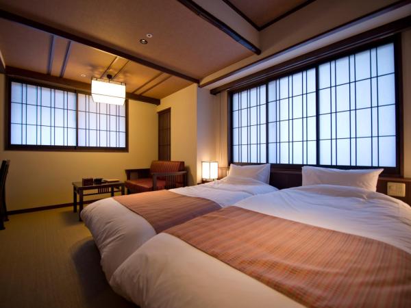 Kadensho, Arashiyama Onsen, Kyoto - Kyoritsu Resort : photo 4 de la chambre chambre lits jumeaux avec salle de bains