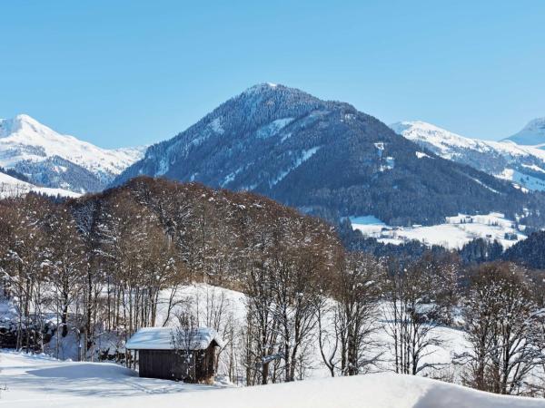 Grand Tirolia Kitzbühel - Member of Hommage Luxury Hotels Collection : photo 6 de la chambre suite junior lit king-size - vue sur alpes