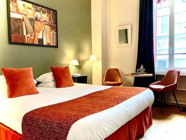 Hôtel Coeur De Loire : photo 1 de la chambre chambre double - accessible aux personnes à mobilité réduite 