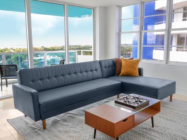Seacoast Suites on Miami Beach : photo 1 de la chambre suite premier 3 chambres avec 2 salles de bains et cuisine en granit - vue sur baie