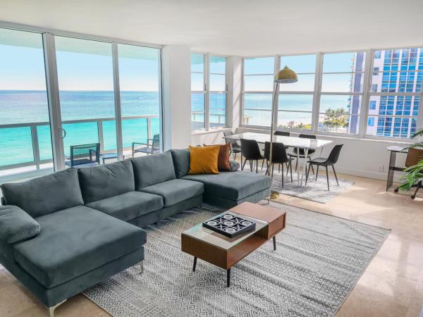 Seacoast Suites on Miami Beach : photo 10 de la chambre suite d'angle principale avec 2 chambres, 2 salles de bains et cuisine - vue sur océan