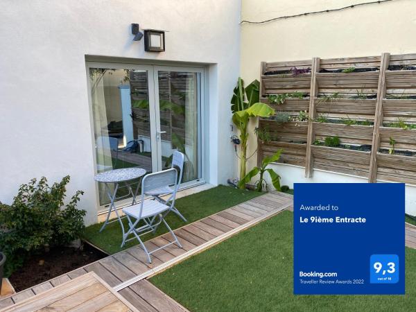 Le 9ième Entracte : photo 4 de la chambre studio avec vue sur jardin