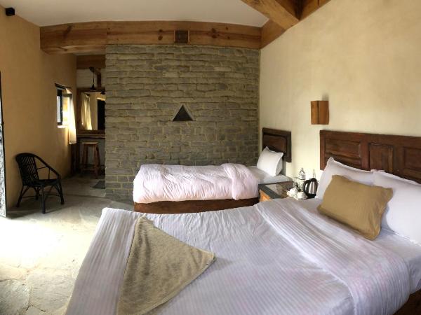 Bhanjyang Village Lodge : photo 4 de la chambre chambre double ou lits jumeaux