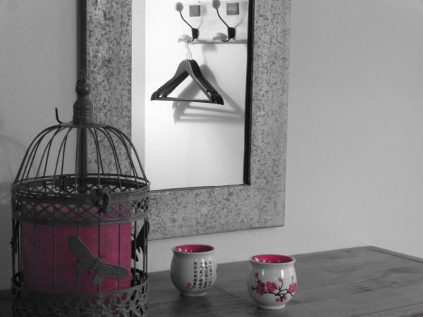 Chambre d'Hôtes - l'Ephémère : photo 3 de la chambre chambre double - vue sur jardin