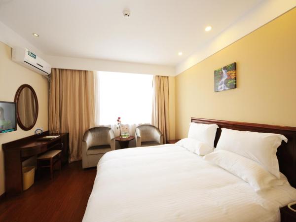 Greentree Inn Shanghai West Huaxia Road Metro Station Express Hotel : photo 2 de la chambre citoyens de chine continentale - chambre lit queen-size