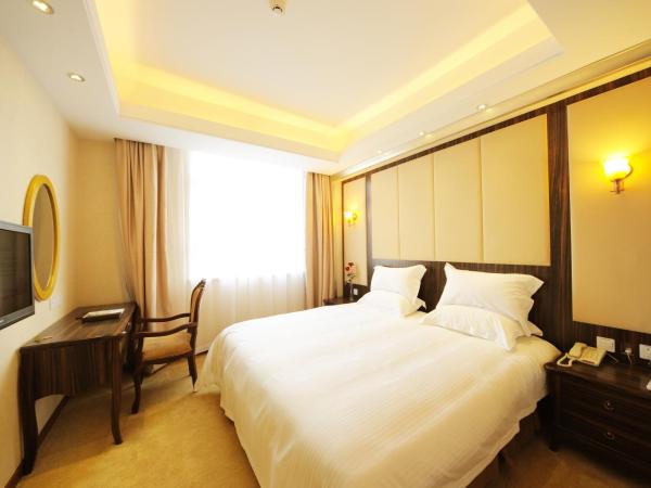Greentree Inn Shanghai West Huaxia Road Metro Station Express Hotel : photo 3 de la chambre citoyens de chine continentale - chambre lit queen-size