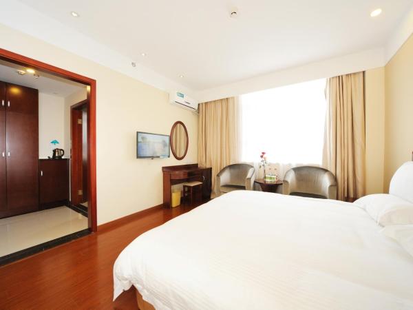 Greentree Inn Shanghai West Huaxia Road Metro Station Express Hotel : photo 1 de la chambre chambre lit queen-size affaires pour citoyens de chine continentale