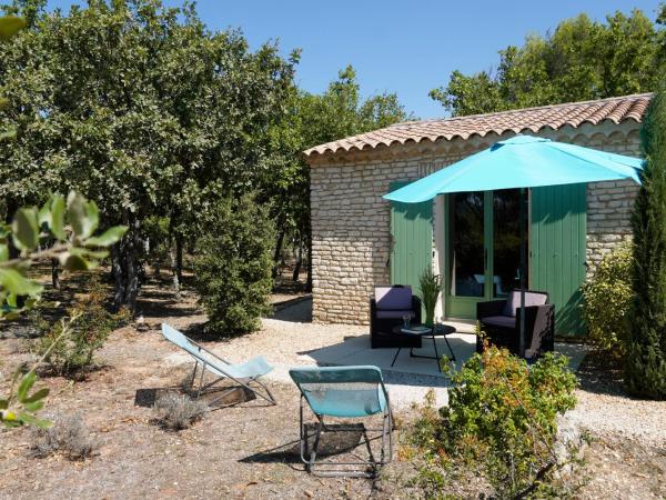 Mas Val-Chênaie Gordes : photo 8 de la chambre chambre lits jumeaux deluxe