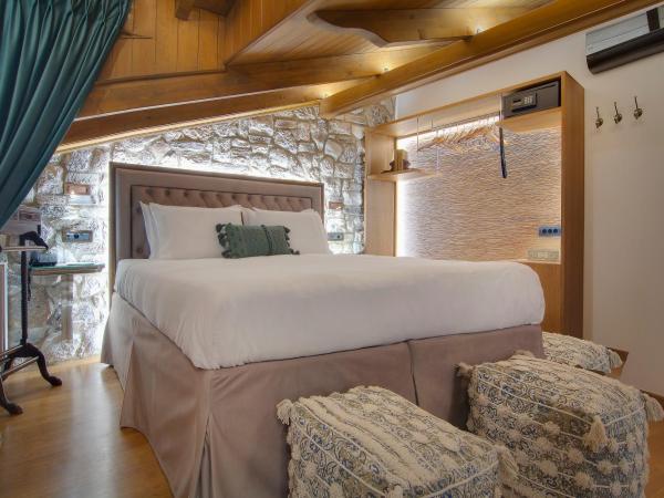 ARCHONTARIKI Historic Boutique Hotel : photo 10 de la chambre chambre lit king-size - vue sur lac