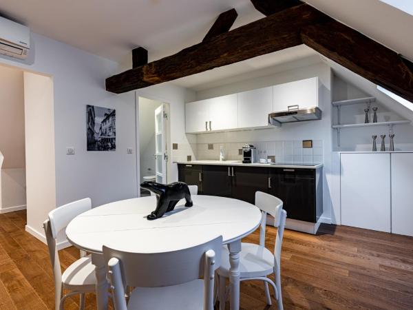 Hotel du Palais Dijon : photo 3 de la chambre ours pompon apartment - 3rd floor