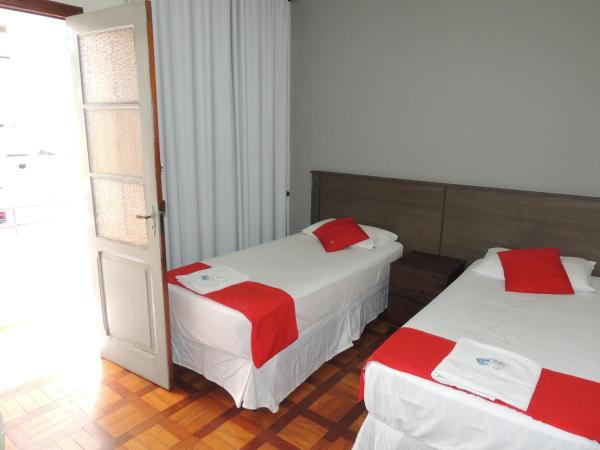Hotel Gontijo Belo Horizonte - Próximo a Rodoviária e Praça Sete : photo 5 de la chambre chambre lits jumeaux avec balcon
