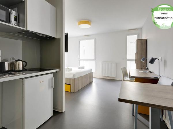 All Suites Bordeaux Centre Marne - Gare Saint-Jean : photo 3 de la chambre studio Économique avec grand lit double