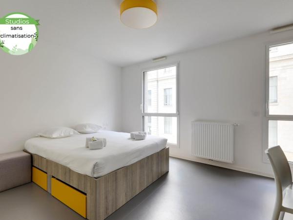 All Suites Bordeaux Marne - Gare Saint-Jean : photo 4 de la chambre studio conomique avec grand lit double