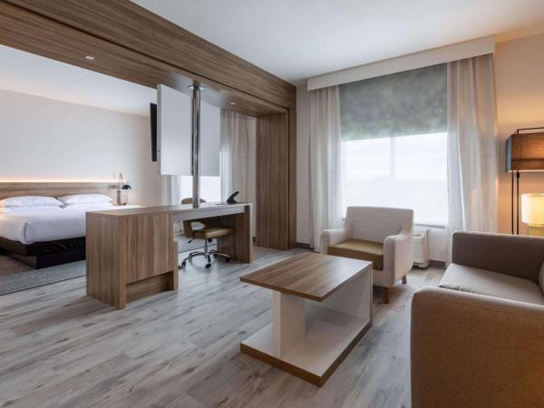 Wyndham Garden Orlando Airport - Free Airport Shuttle : photo 7 de la chambre chambre lit king-size pour personnes à mobilité réduite avec douche accessible en fauteuil roulant - non-fumeurs