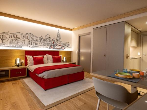 NEW OPENING 2022 - Los Lorentes Hotel Bern City : photo 3 de la chambre suite junior deluxe avec kitchenette - vue sur cour 