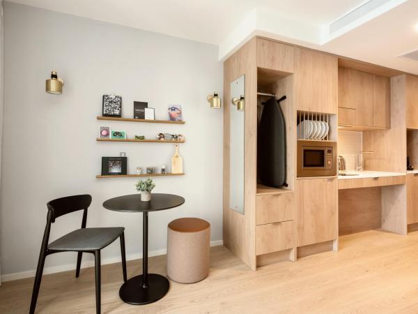 Wilde Aparthotels Manchester St. Peters Square : photo 5 de la chambre studio wilde accessible aux personnes à mobilité réduite