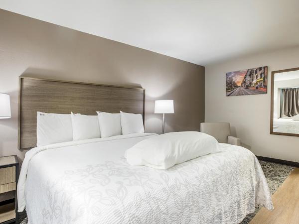 Red Roof Inn PLUS+ & Suites Savannah - I-95 : photo 1 de la chambre  chambre lit king-size premium - non-fumeurs - literie surclassée et boîte de collation