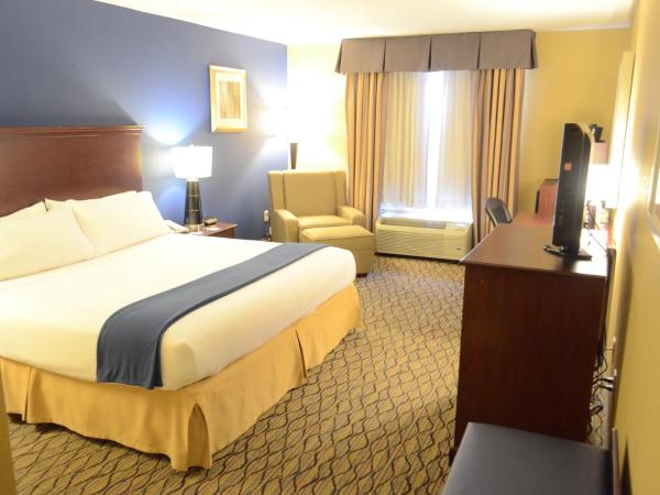 Holiday Inn Express Hotel & Suites Houston-Downtown Convention Center, an IHG Hotel : photo 9 de la chambre chambre lit king-size - baignoire accessible aux personnes à mobilité réduite