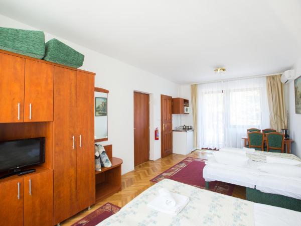 HELIOS Hotel Apartments : photo 4 de la chambre studio supérieur avec balcon