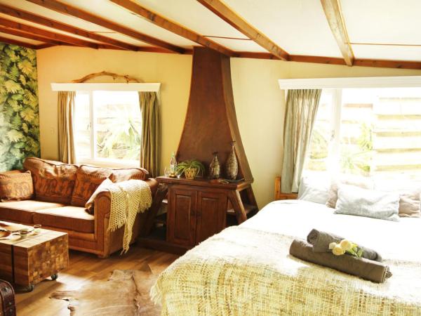 Bamboo Lodge Groningen : photo 7 de la chambre chambre double - vue sur jardin