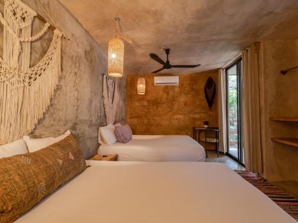 Casa Coyote Tulum : photo 3 de la chambre chambre deluxe avec 2 lits doubles