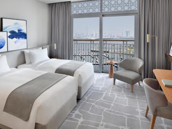 Vida Creek Harbour : photo 4 de la chambre partial marina view deluxe room twin - free shuttle to dubai mall & la mer beach