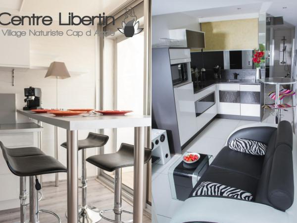 Studio Village Naturiste Hôtel Restaurant Libertin Cap d Agde : photo 2 de la chambre appartement deluxe