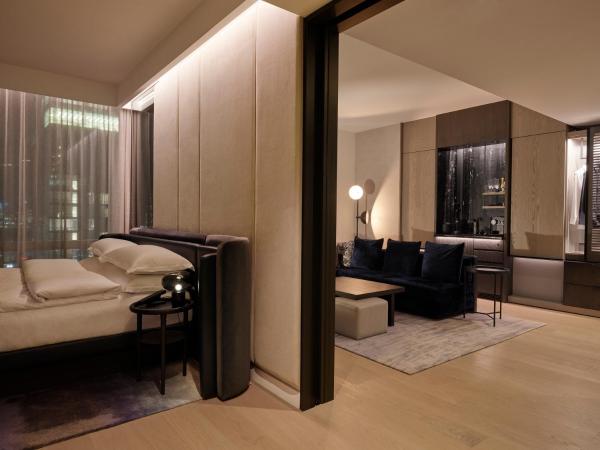 Equinox Hotel Hudson Yards New York City : photo 2 de la chambre suite d'angle 1 chambre premier avec 1 lit king-size - vue sur the vessel