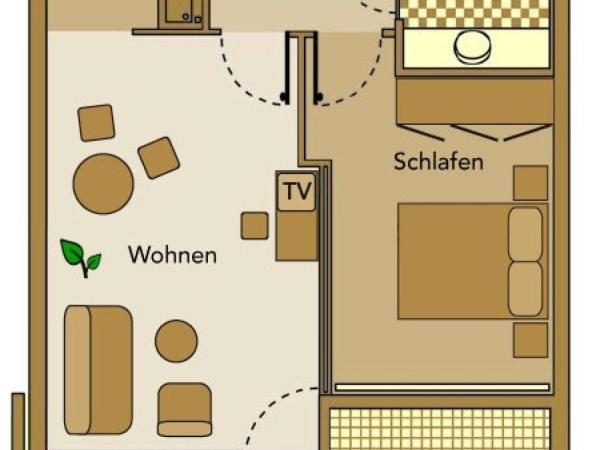 Residenz am Dom Boardinghouse Apartments : photo 5 de la chambre appartement 1 chambre standard