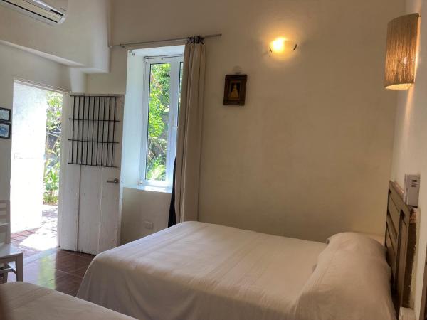 Hotel La Piazzetta : photo 3 de la chambre chambre double avec 2 lits doubles - vue sur jardin 