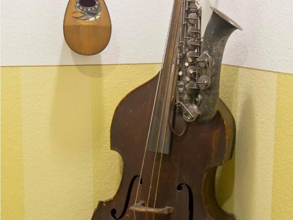 Pension Piano Forte Leipzig Mitte : photo 4 de la chambre chambre double avec salle de bains privative